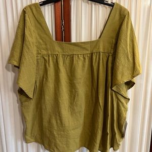 NWT sonoma XXL square neck top